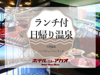 【夏季】【日帰り温泉パッケージ】【大人】ハーフビュッフェランチ×天然温泉を満喫