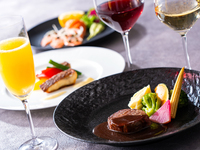 Liberté 　フルコース　選べるペアリングドリンク3杯付き　￥14,500