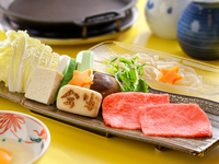 お子様すき焼※うどん付　上ロース1枚＋赤身1枚　￥4,730
