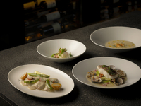 Menu de Saison ムニュ・ド・セゾン【前菜・スープ・選べるメインディッシュ・デザートの4品コース】