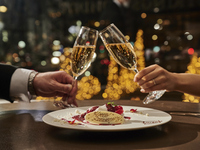 【DUOウエディング会員様限定価格 料理長厳選 結婚記念日プラン】乾杯酒＆厳選コース全6品
