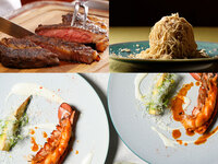 Wine pairing and seasonal dinner course
