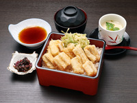 穴子天丼定食