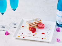 [Adult/Weekend/Holiday Lunch] Anniversary Plate & Blue Sparkling Wine (From April 1st)