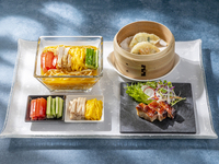 Chinese Cold Noodles Plate Lunch