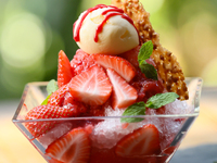 7/16～7/31・8/17～8/31　かき氷ランチ・自家製苺ソース
