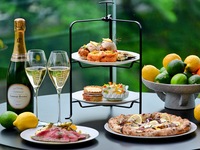 WEB限定 15%OFF!!【レモン香る初夏のルーフトップイブニングハイティー】ローランペリエ シャンパン含む選べる乾杯付きプラン