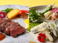 【6月・7月・8月 Taste of ZERO】ダブルメインディッシュ　～乾杯用スパークリングワイン付～（時間無制限）