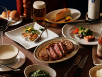 [LUNCH/DINNER] June 1st - June 21st <Father's Day NY Sirloin Steak Course> 6 dishes in total, including a Father's Day original appetizer platter, Oyster Casino, and NY sirloin steak.