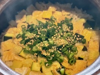 夏季節野菜とうすあげ土鍋ごはん膳