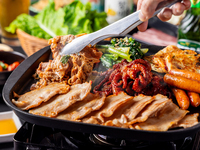 【ご家族利用にオススメ！】コリアンBBQ　食べ放題90分付(ソフトドリンクのみ飲み放題)