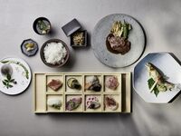 [Weekend & Holiday Luxury Lunch] Special monthly course featuring seasonal fish and Hida beef as the main dish, along with seasonal ingredients.