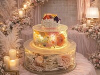 June 1st onwards [Birthday] Enjoy a fantastical aquarium setting with a stylish luminous cake! A course featuring our most popular dishes, including 8 dishes in 5 courses such as "Grilled Beef Skirt Steak & Churrasco Chicken Thigh Double Main Courses x Cheese Risotto" <Surprise Anniversary Course>