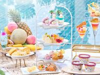 【平日】選べる推しカラーケーキ・ドリンク付◇ベイサイド・サマー・アフタヌーンティー withハーゲンダッツ