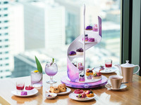 【平日/WEB21%OFF】ウェルカムカクテル付き「Purple Moment (パープル・モーメント)」アサイー＆ベリーアフタヌーンティー