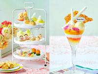 【ミニパフェ付】Peach Vacances afternoon tea（平日）