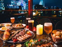 テラスで花火を♪★6/2開港祭限定★特別ディナーコース！シャンパン＆黒毛和牛食べ放題…16,500yen 2名様～