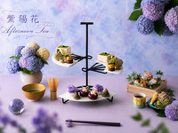 6月【Japanese Tea Afternoon Tea‐Hydrangea Harmony】 ～紫陽花が彩る、日本茶のひととき～
