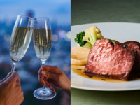 6月CHEF'S贅沢ディナー◇乾杯酒+ペアリングワイン1杯◇オマール海老や交雑牛のフィレ肉を堪能する豪華フルコース -CHEF'S-