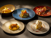 KASA/【カサ ディナーコース】季節の食材を使用したコース全5品＋モエ・エ・シャンドン2時間飲み放題