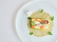 [Symphony] Seasonal Ingredients from Across Japan × Roasted Lamb: A 7-Course Menu Celebrating Summer Flavors + Champagne Toast