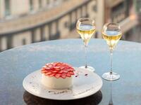 【Lunch Anniversary】 乾杯酒とアニバーサリーケーキ付き。黒毛和牛と旬鮮魚の贅沢Wメイン全6品