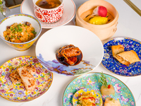 【水仙コース】点心・季節の蒸しスープ・本日の炒飯など全10品｜スタンダード飲み放題付き