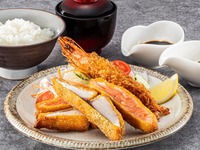 【ディナー】料理長本気シリーズ！鮮度で勝負！ 豊洲直送ミックスフライプレート