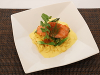 【SEAFOOD LUNCH 2026】みやぎサーモンといくらのクリームフィットチーネ