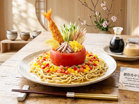 まるごとトマトの冷やし中華