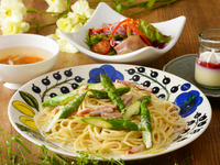 かのん的おいしい函館フォロワー専用　北海道産アスパラガスのクリームパスタセット
