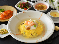 <セット>海鮮たっぷり天津あんかけ炒飯