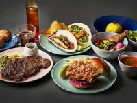 Lunch Salad bar + Main dish + Welcome drink (Weekdays)