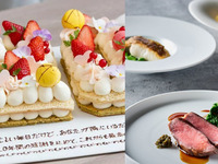 ♦50文字メッセージで想いを伝える♦ナンバーケーキで記憶に残る記念日！Wメインのランチコース-SHIKITEI-（3名専用）