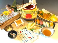 July/August Fishing Trip Included: Master Edomae Sushi & Edomae Tempura - ¥13,200 (tax included)