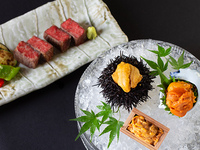 【33週年特別款】海膽與牛懷石料理（吧台座位）