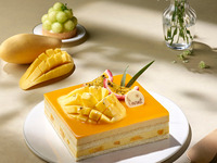 Mango passion fruit cake