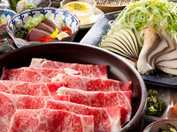 A5ランク黒毛和牛　出汁しゃぶしゃぶコース【90g】（2時間飲み放題付き）