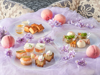 【Peach Afternoon Tea】Unlimited refills at the cafe! Includes seasonal drinks.