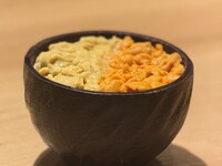 Two-color sea urchin rice bowl (50g each of purple sea urchin and green sea urchin) [Choose your sea urchin rice bowl course] 'Limited time offer! June 8th to July 18th'