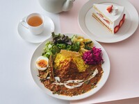 [Special Brunch with Dessert & Drink] Tomato and Dal Spice Curry, Meals Style