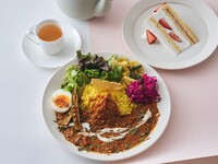[Special Brunch with Dessert & Drink] Tomato and Dal Spice Curry, Meals Style