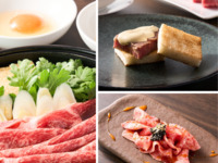神戸牛すき焼き＆シャトーブリアンステーキサンド【スペシャルコース】