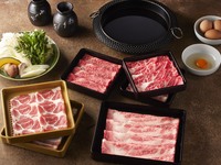 Domestic beef course with a complimentary glass of sparkling wine.