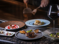 French cuisine enjoyed on a hot plate