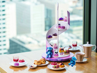 【土日祝/WEB11%OFF】コンラッドサマーベア付「Purple Moment (パープル・モーメント)」アサイー＆ベリーアフタヌーンティー