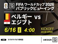[June 16th (Tue) Belgium vs Egypt] ⚽ Football viewing package (3 hours)
