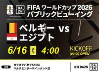 [June 16th (Tue) Belgium vs Egypt] ⚽ Football viewing package (3 hours)