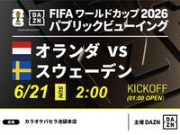 【6/21（日）オランダ VS スウェーデン】⚽サッカー観戦パック3時間