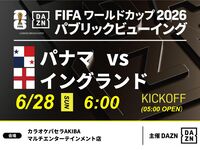 【6/28（日）パナマ VS イングランド】⚽サッカー観戦パック3時間